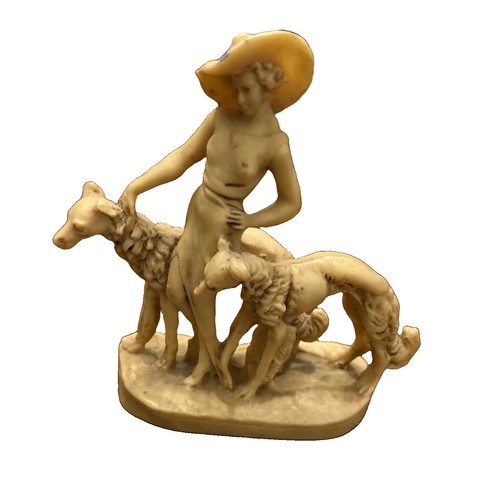 Vintage art deco lady - art,